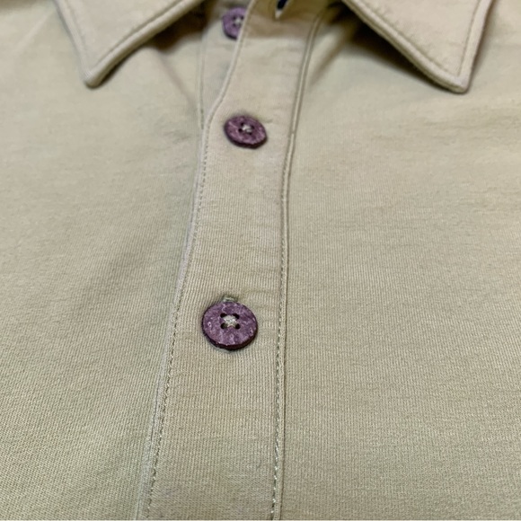 Tommy Bahama Relax Shirt Mens Large Pea Green Polo Vacation Golf Boating Fishing - Picture 4 of 10